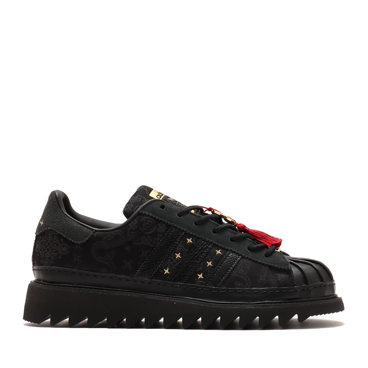 adidas CLOT SUPERSTAR LNY CORE BLACK/CARBON/GOLD METALLIC