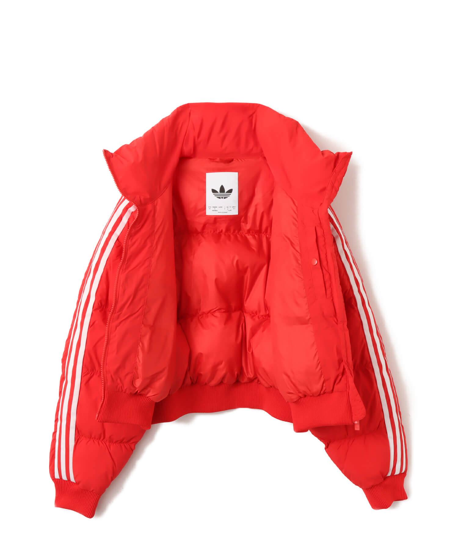 adidas ADICOLOR CROPPED SYNTHETIC DOWN PUFFER ベタースカーレット