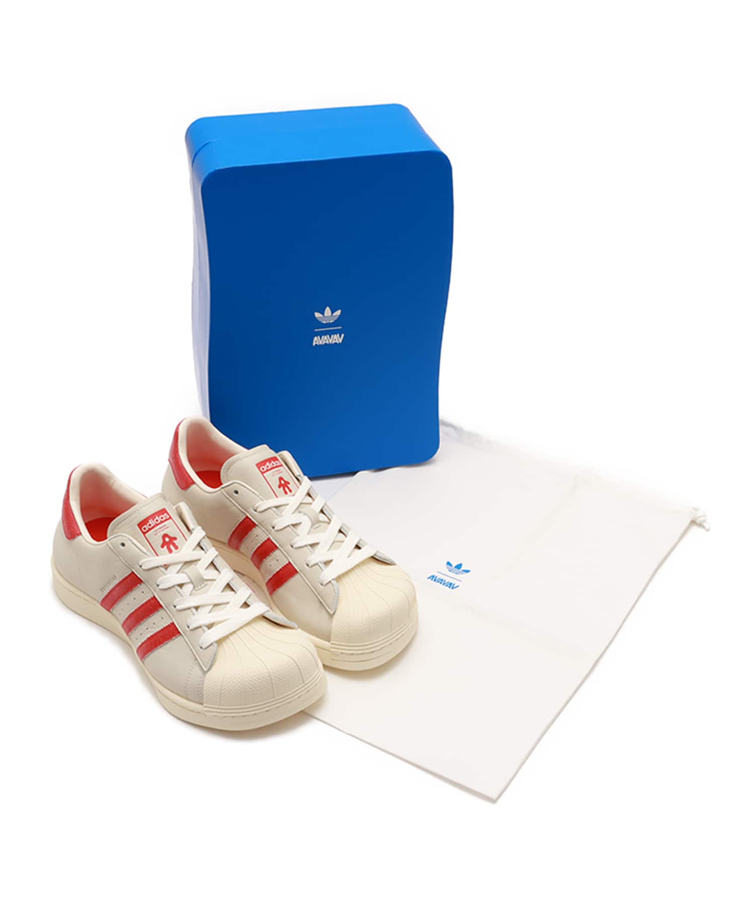 adidas by Avavav SUPERSTAR CRYSTAL WHITE/SUPPLIER COLOR/EAZY