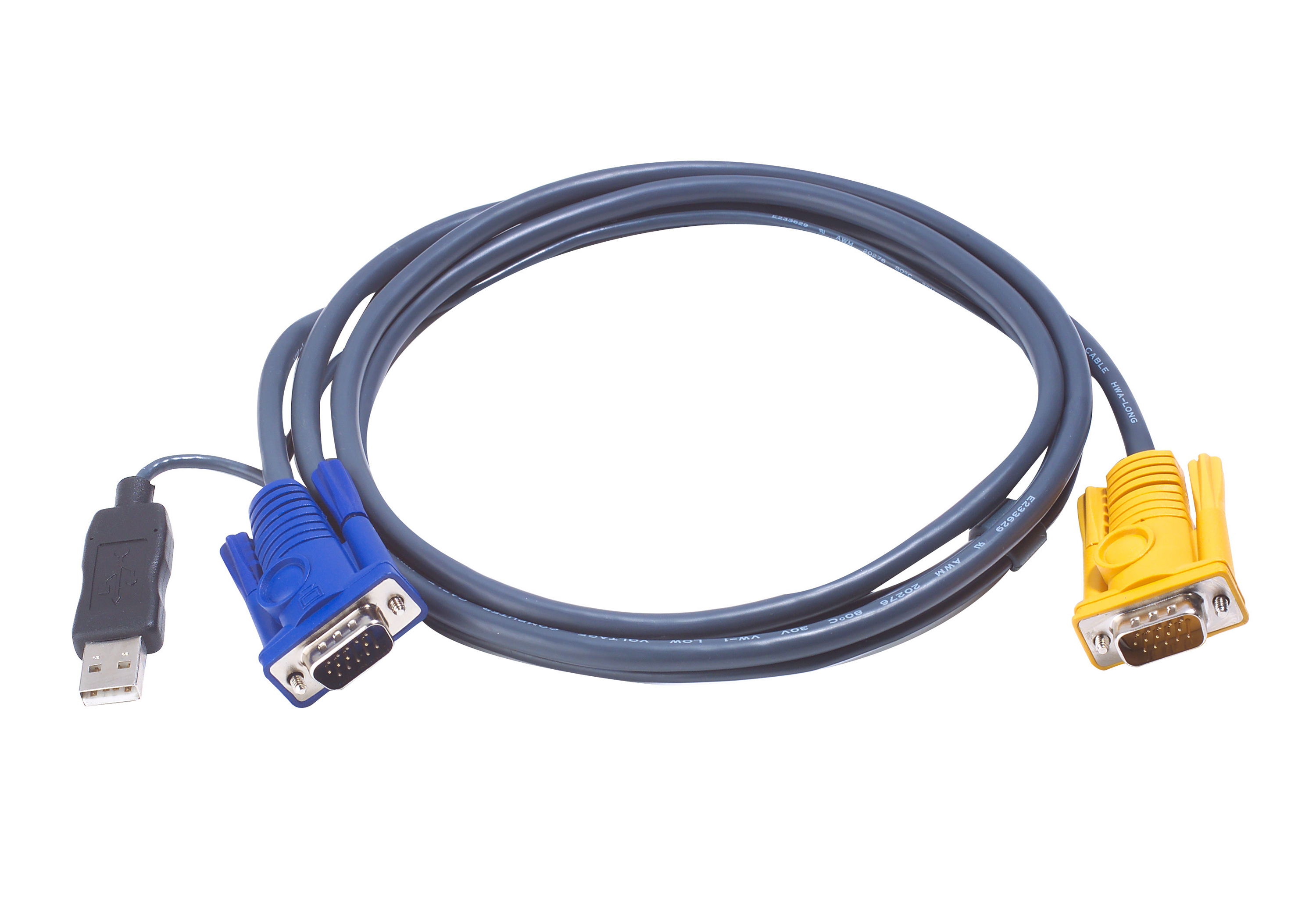 3m USB KVMケーブル （3 in 1 SPHD コネクター＆ PS/2→USB変換機能