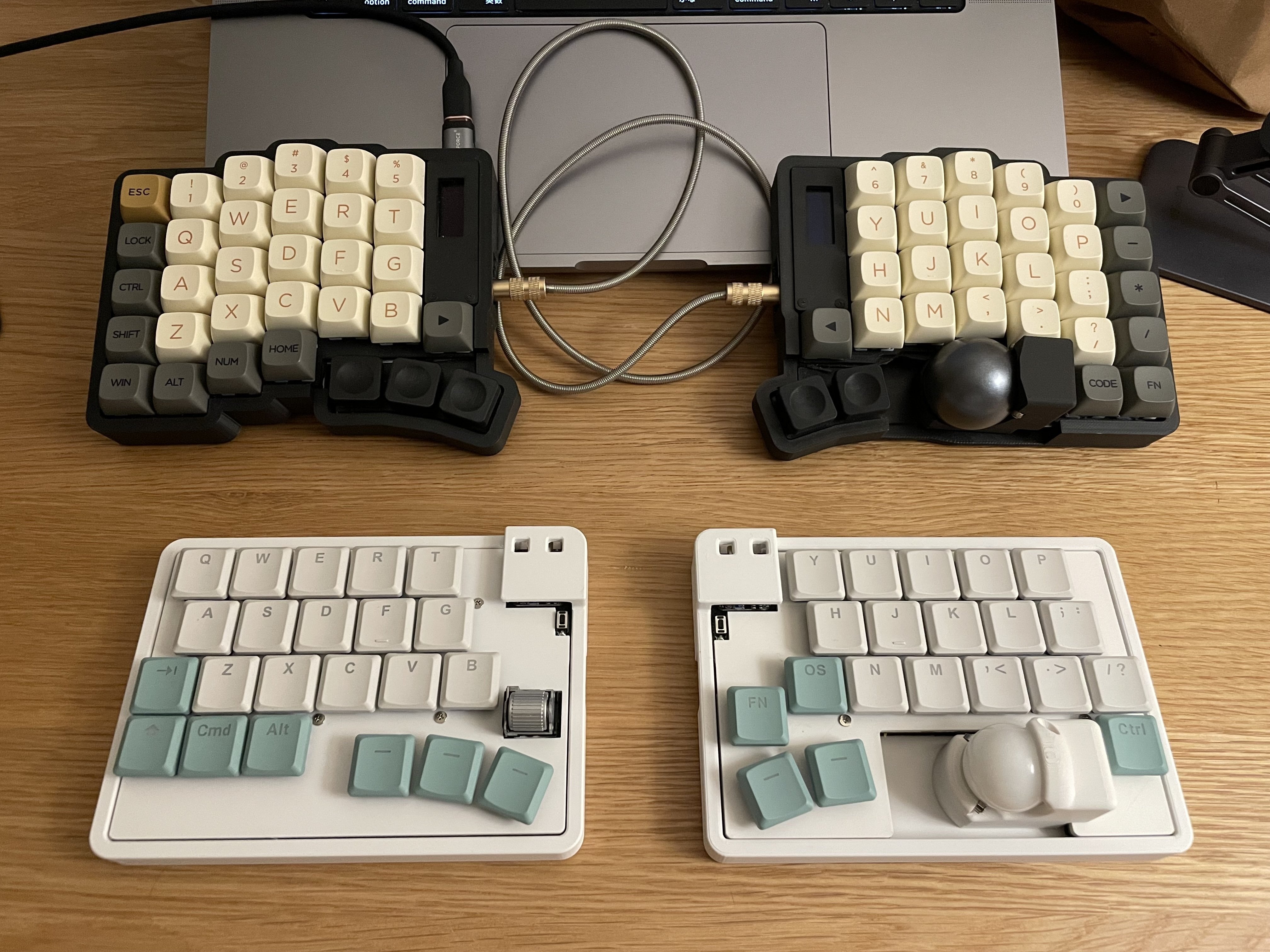 分割無線でロウスタッガード配列 キーボード 「zonkey」を触ってみた話