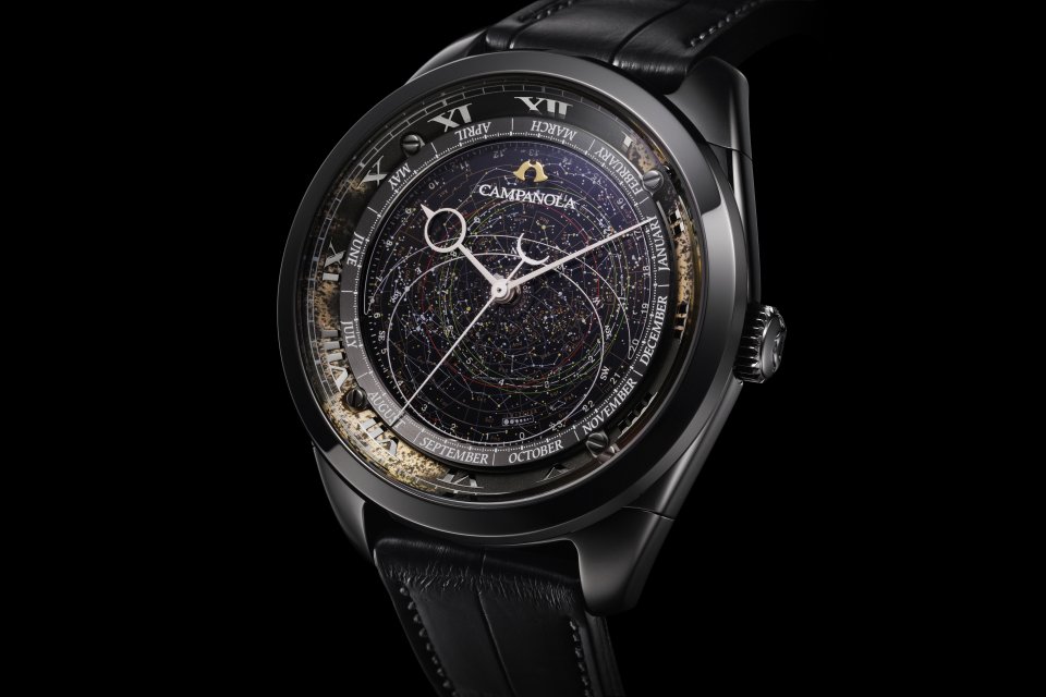 シチズン『カンパノラ』コスモサイン、 真夜中の星空と漆⿊の宇宙を