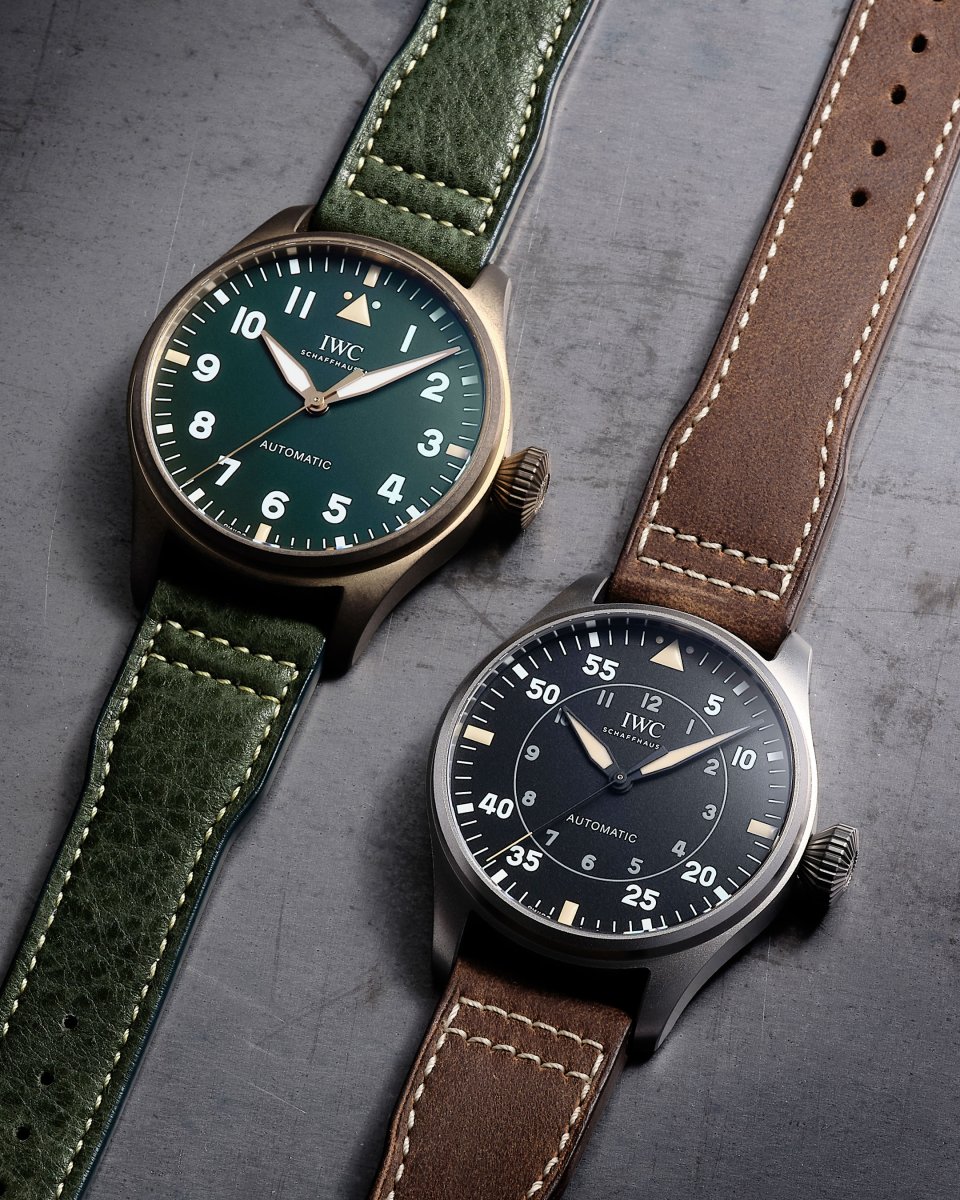 IWC シャフハウゼンが チタンとブロンズのビッグ・パイロット