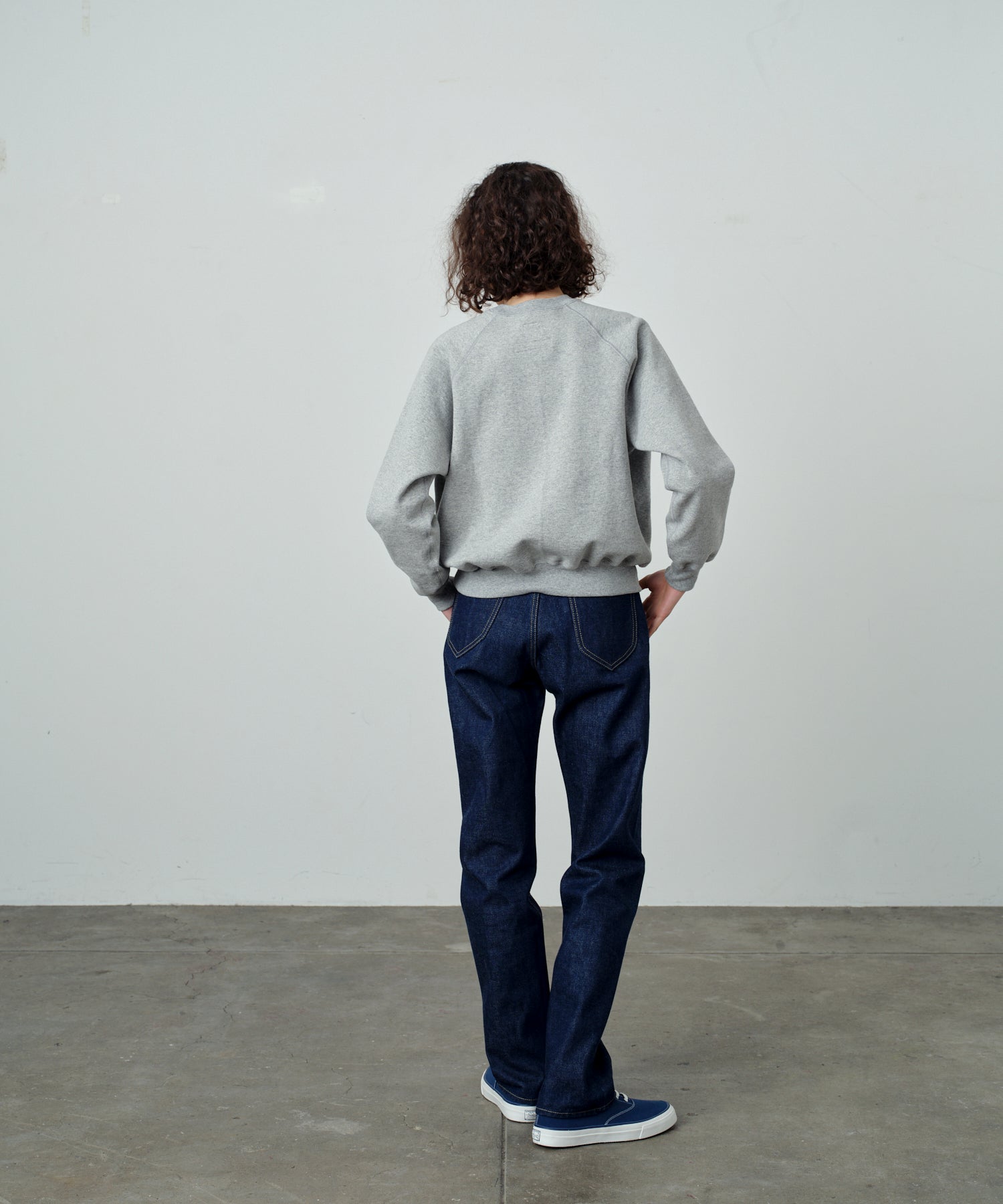25FW 】ANATOMICA SWEAT RAGLAN CREW NECK / GREY – A'r11551 FUKUOKA