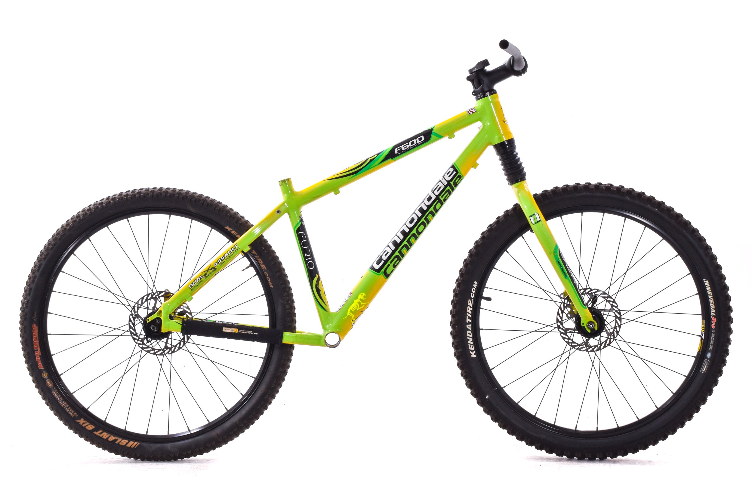 USED Cannondale F600 Furio Team Sobe Small Aluminum Mountain Bike Roll