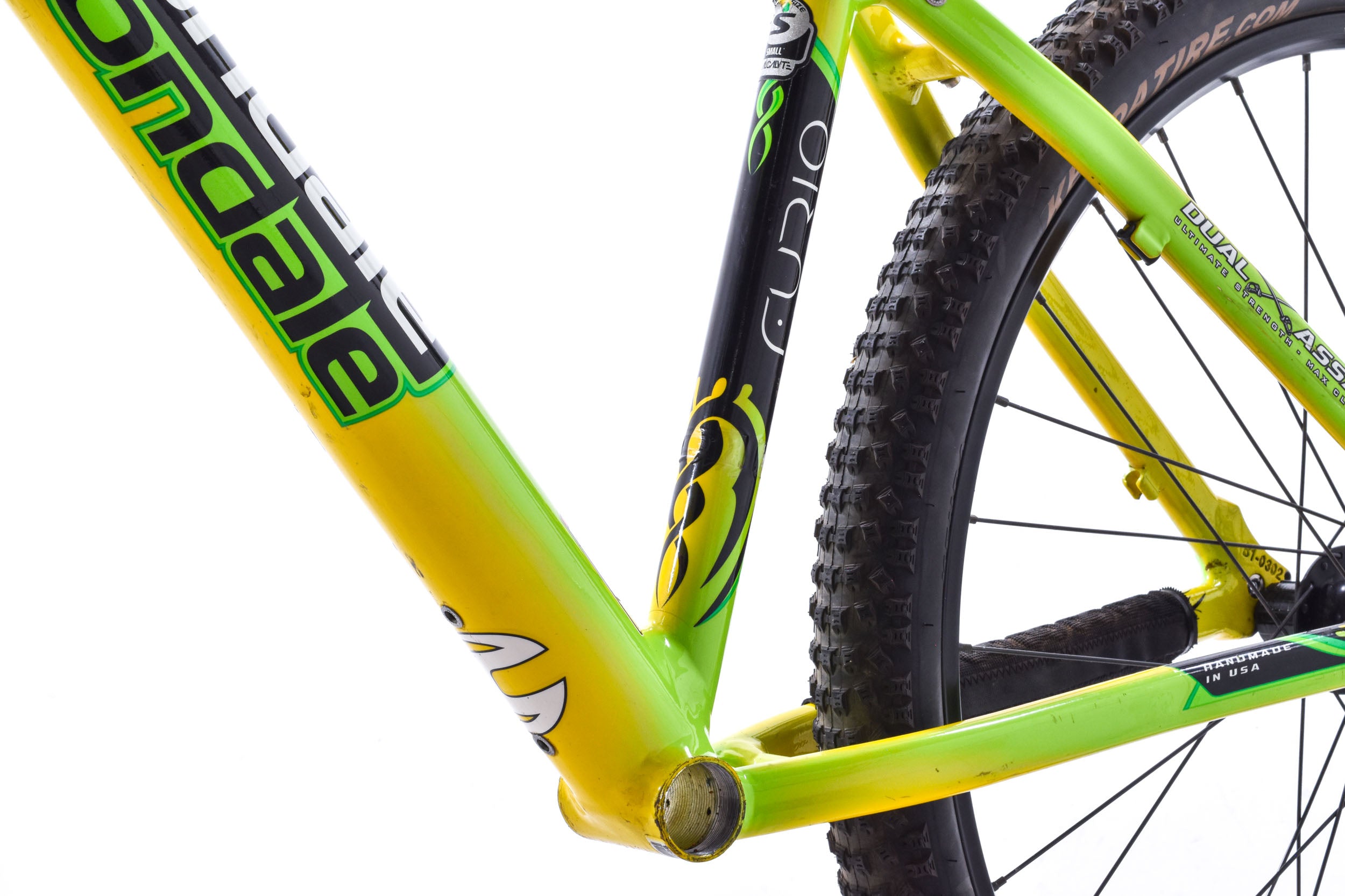 USED Cannondale F600 Furio Team Sobe Small Aluminum Mountain Bike Roll