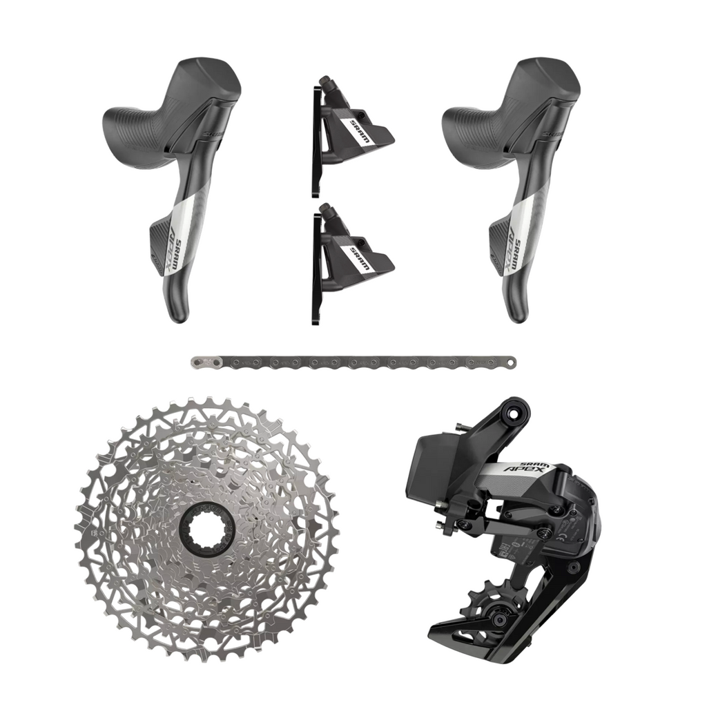 NEW SRAM Apex eTap AXS XPLR Groupset Kit - 1x12 speed, 11-44t, Gravel