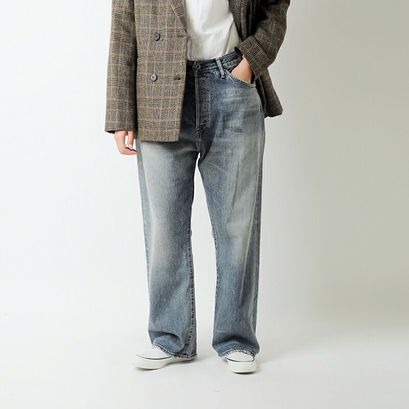 chimala チマラ 13oz セルビッチ デニム バギー カット パンツ cs40