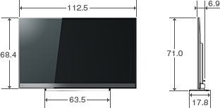 仕様表/50V型M500X｜テレビ｜REGZA：東芝