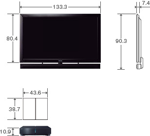 X1/外観・仕様｜テレビ｜REGZA：東芝
