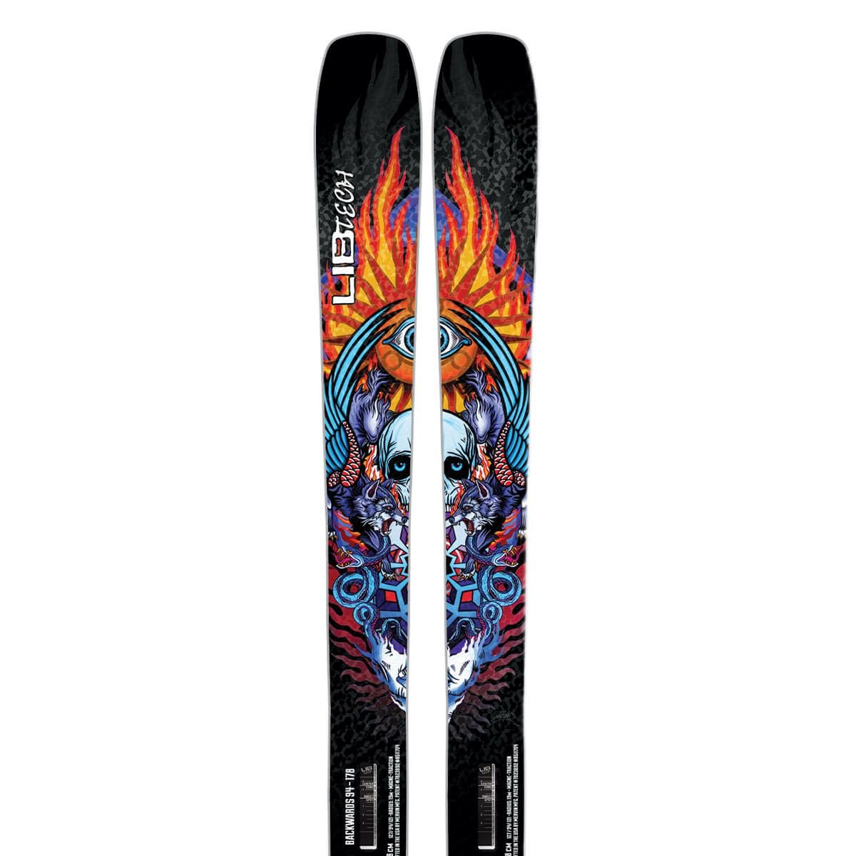 リブテック LIBTECH BACKWARDS バックワーズ スキー板 単品 2024-2025