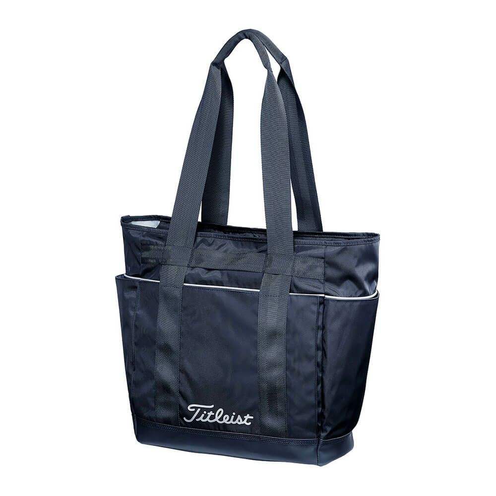 Titleist/タイトリスト ゴルフ 大判トートバッグ【ブラック】美品
