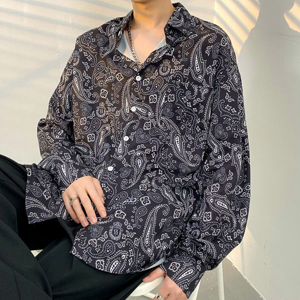 ペイズリー柄プリントシャツ – ArrrT