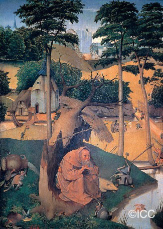 聖アントニウスの誘惑」 ボス（ヒエロニムス・ボス） | 世界の美術館