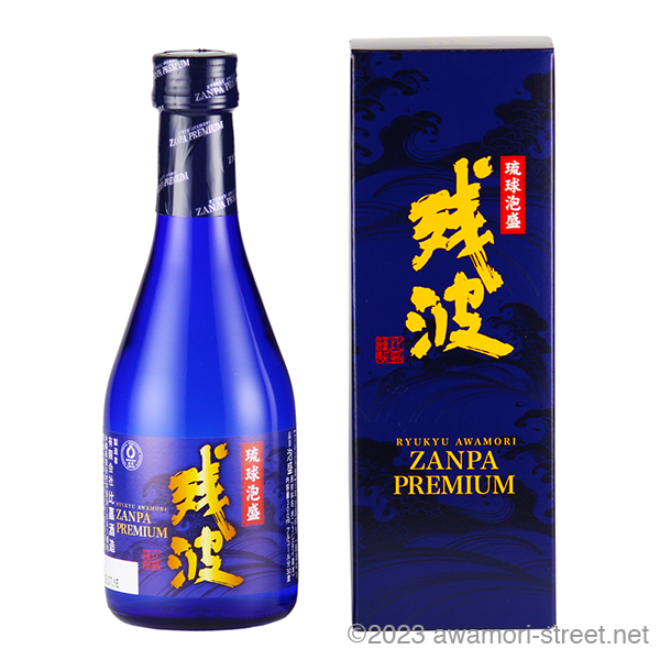 残波プレミアム 30度,300ml ハーフボトル 古酒60%ブレンド / 比嘉酒造
