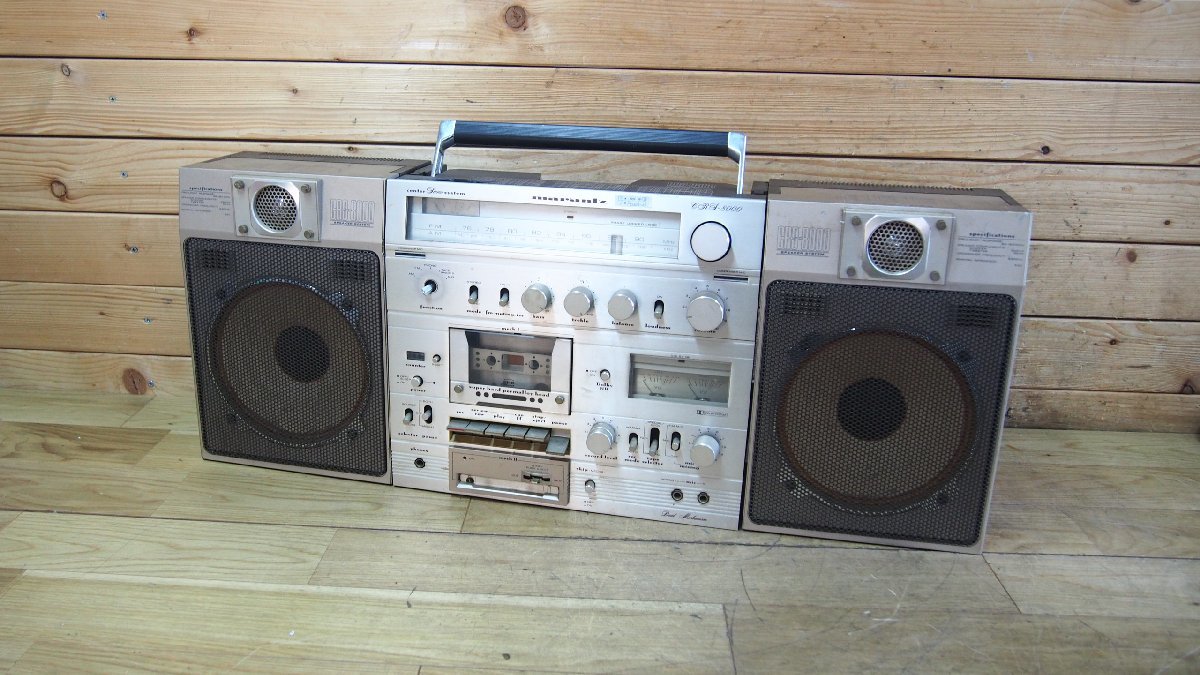 ☆【1F0201-21】 Marantz マランツ ラジカセ CRS-8000 昭和レトロ