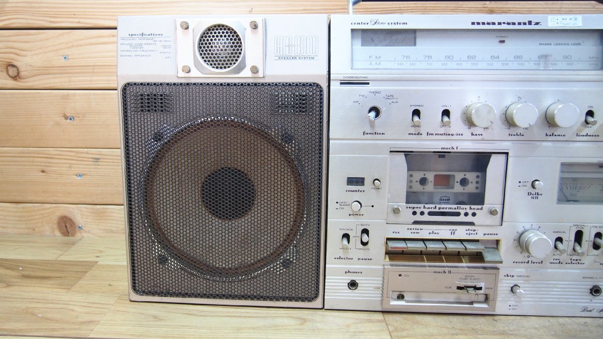 ☆【1F0201-21】 Marantz マランツ ラジカセ CRS-8000 昭和レトロ