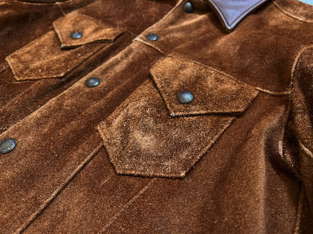 TENDERLOIN T-O.G.L.3RD BS JKT スエード トラッカー レザー