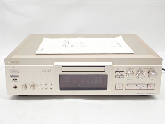 高額買取実施中!!】SONY ソニー MDデッキ MDS-JA50ES 説明書付き