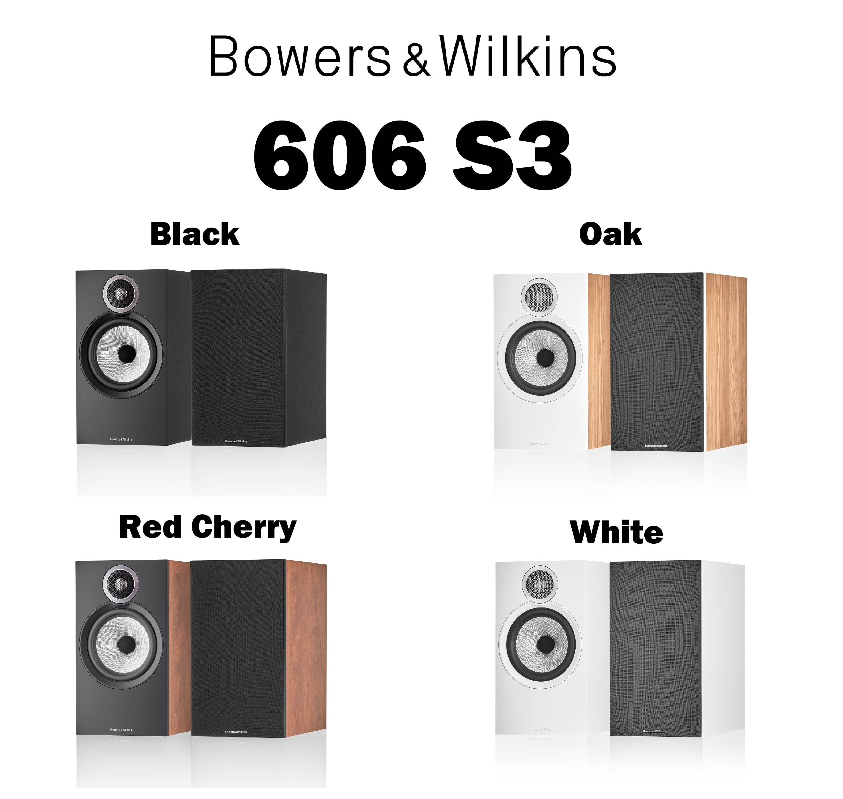 Bowers & Wilkins 606 S3 （ペア） ブックシェルフスピーカー – CORE