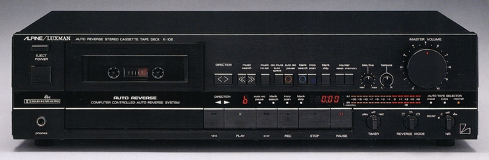 ALPINE/LUXMAN K-106 Specifications Alpine / Luxman