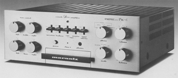 Marantz PM-6の仕様 マランツ