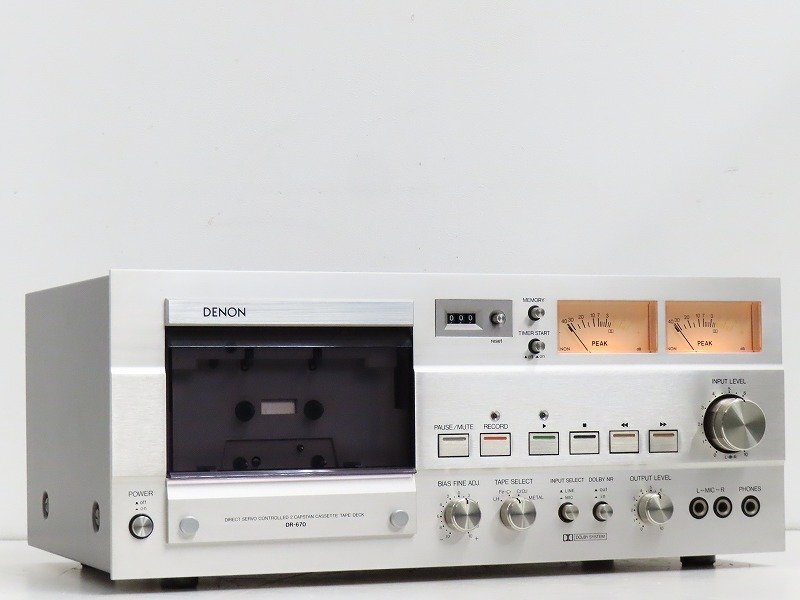 DENON DR-670 カセットデッキ デノンを長野県諏訪市で買取りさせて