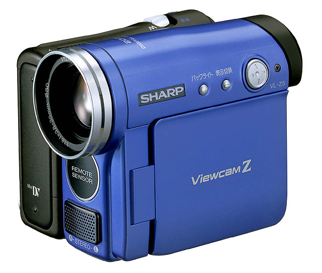 シャープ、カメラ部とデッキ部が回転する「Viewcam Z」2機種