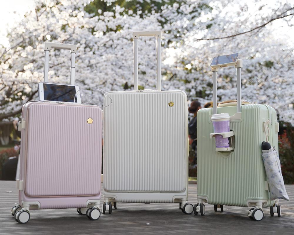 メイン収納に直接アクセス! フロントオープン式 スーツケース