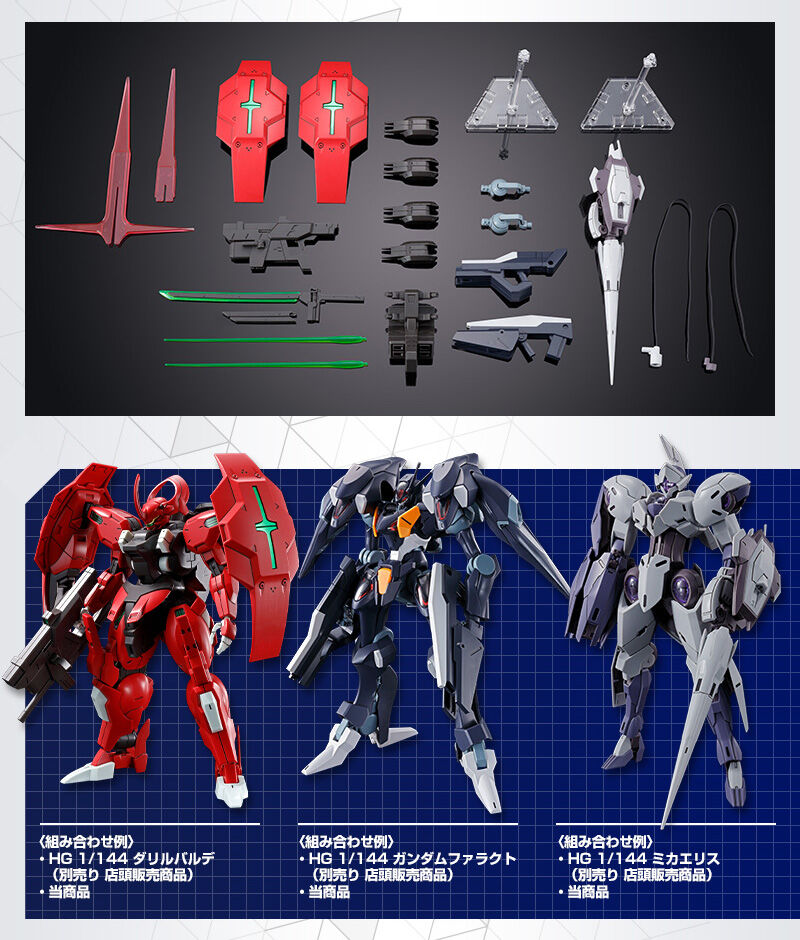 HG 1/144 機動戦士ガンダム 水星の魔女 MS拡張パーツセット1