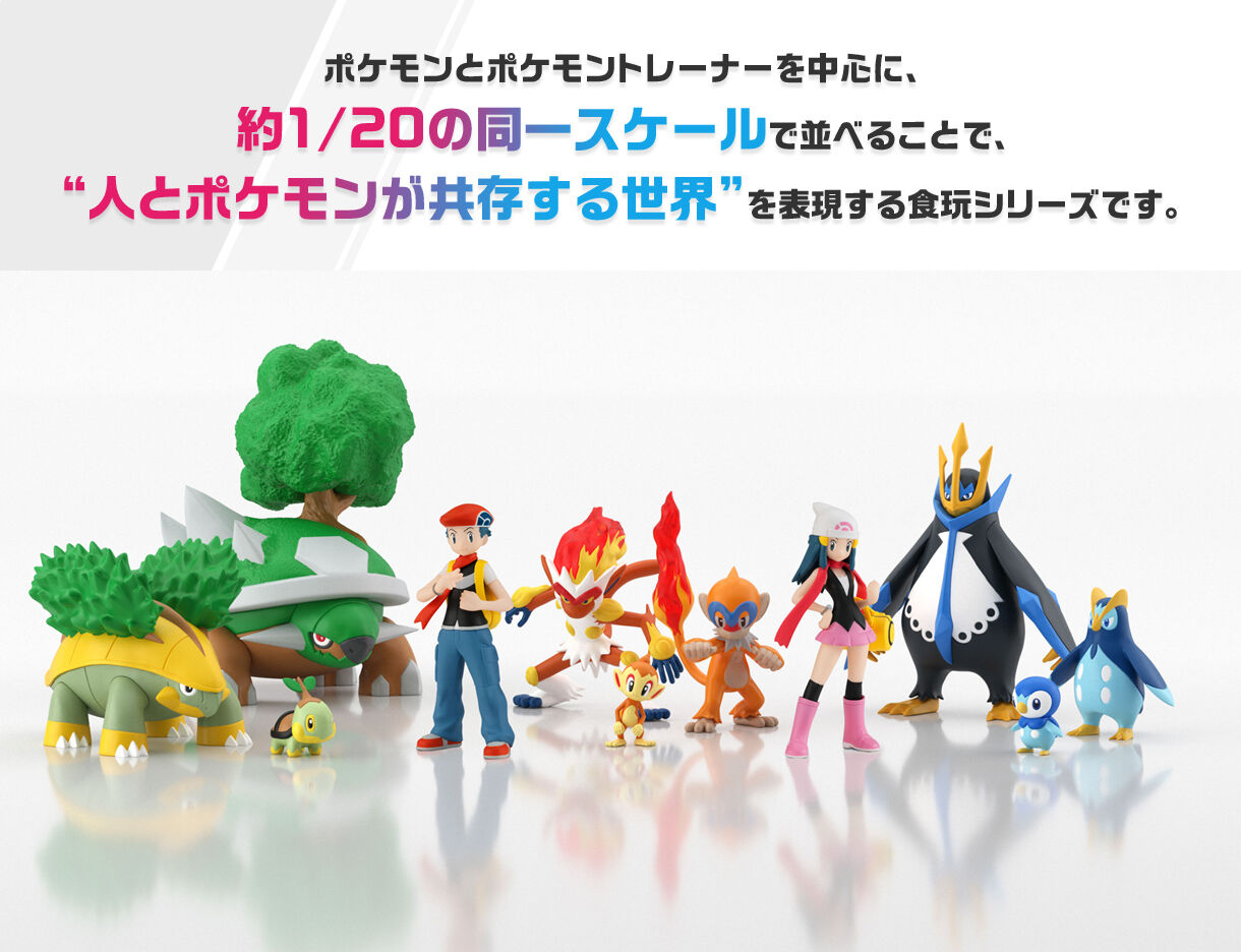 ポケモンスケールワールド シンオウ地方 シロナ＆ガブリアス【再受注