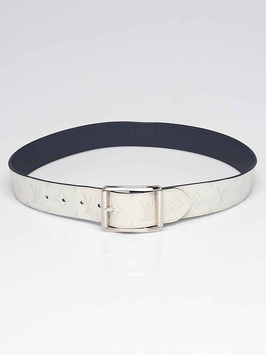 Louis Vuitton White Monogram Canvas/Navy Leather Reverso 40MM