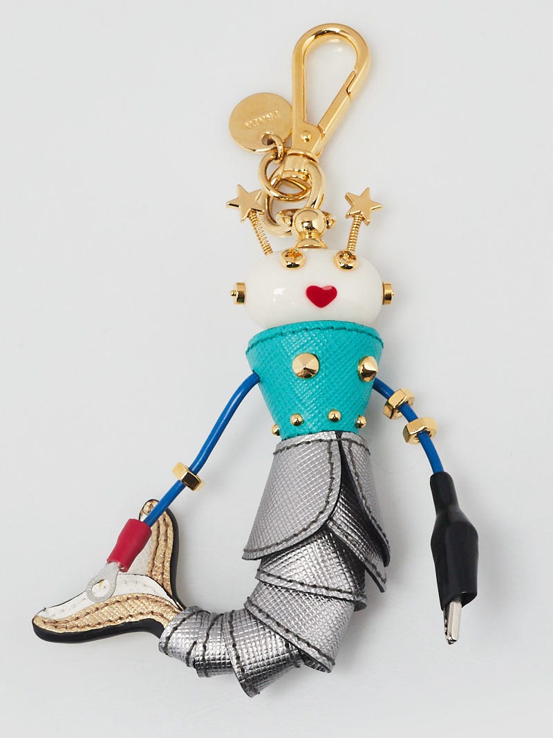Prada Multicolor Saffiano Leather and Resin Ariel The Mermaid