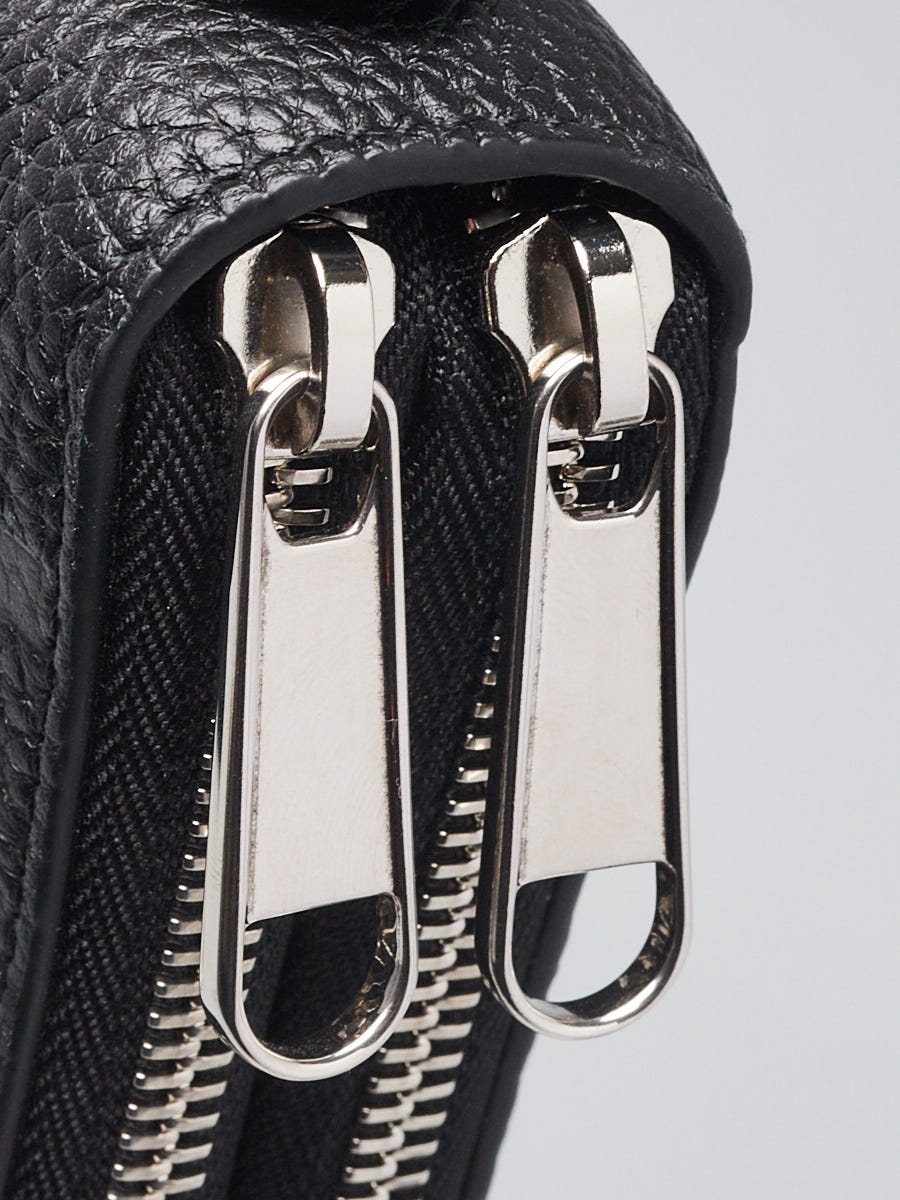 Gucci Black Leather Jumbo GG Travel Document Case | Yoogi's Closet