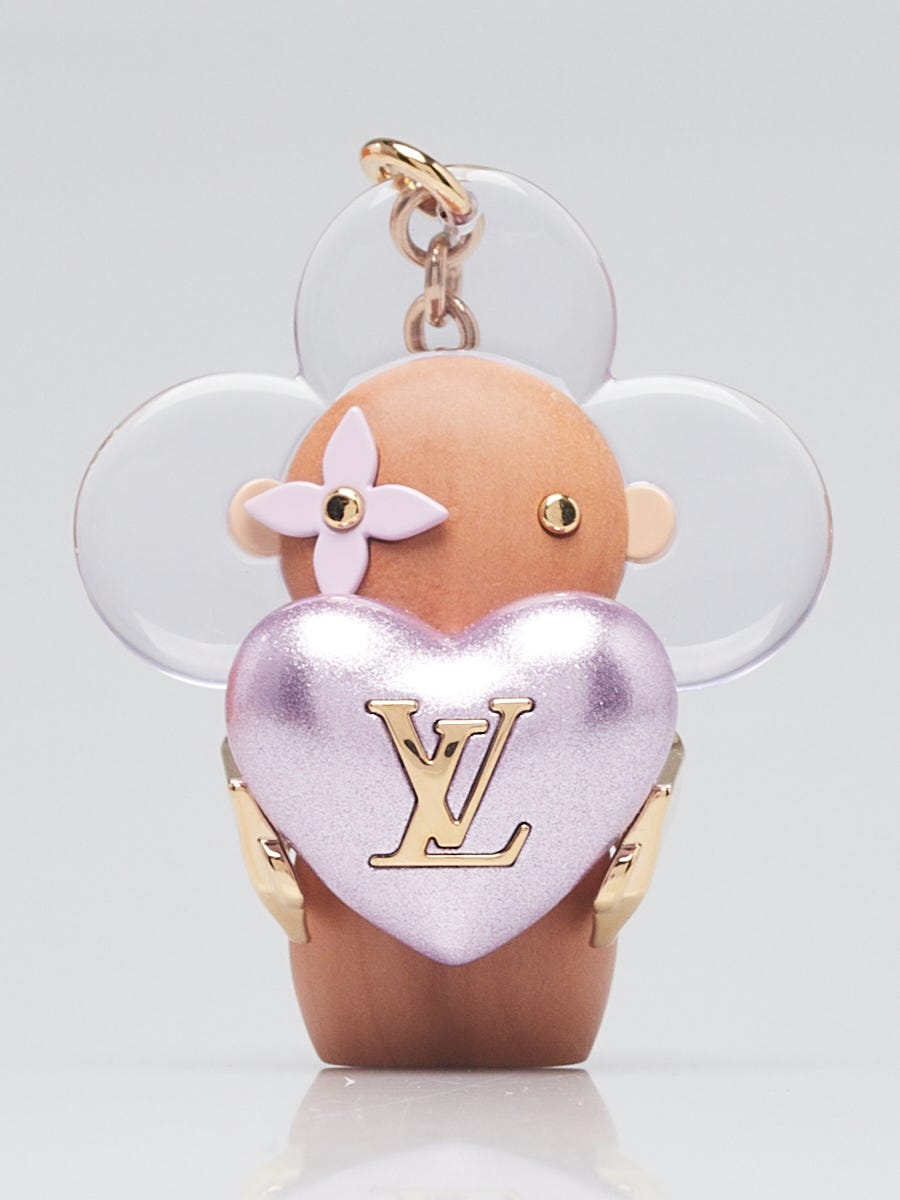 Louis Vuitton Pink Resin/Wood Vivienne Amour Key Holder and Bag