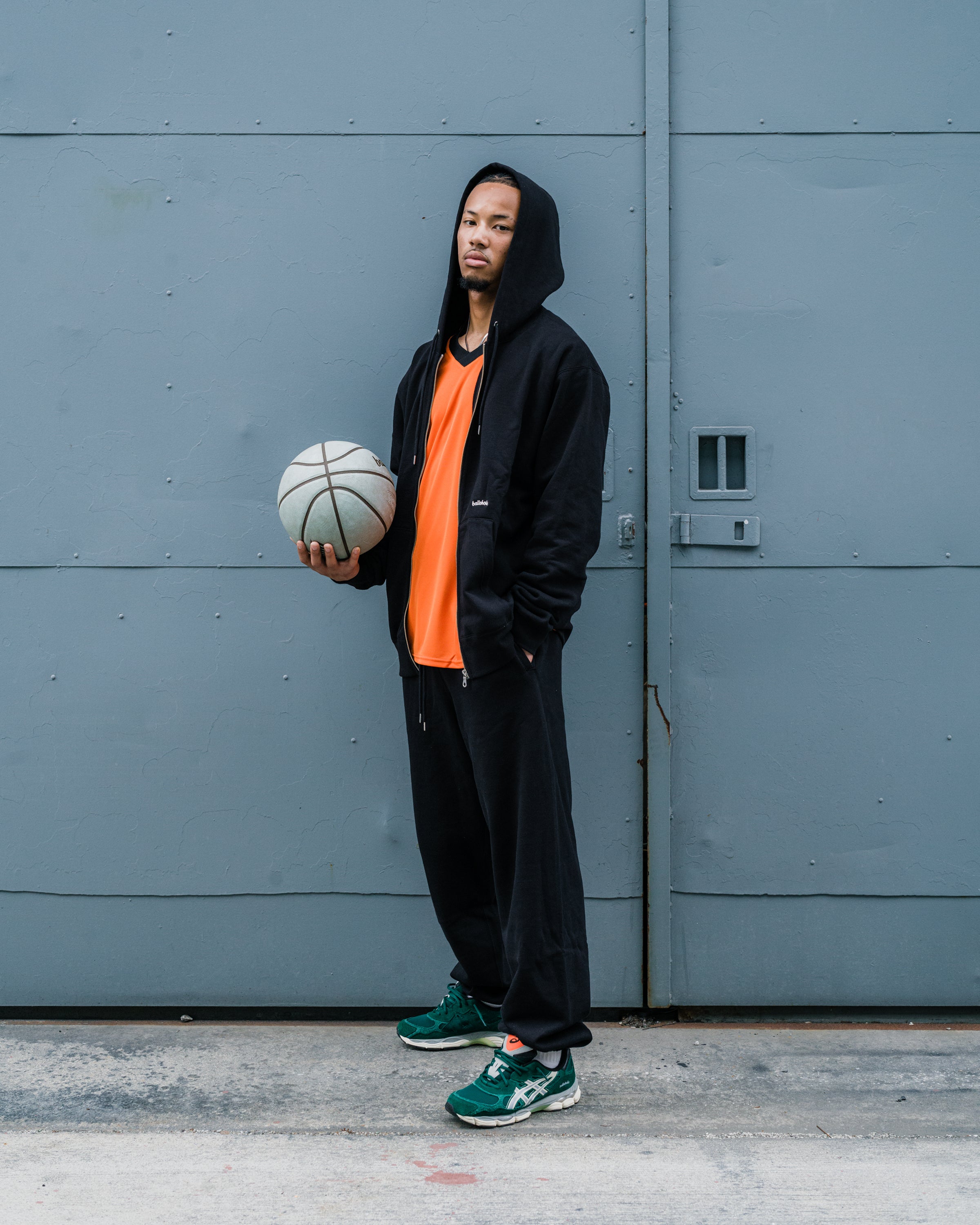 Small Logo Sweat Pants (black) – ballaholicオンラインショップ