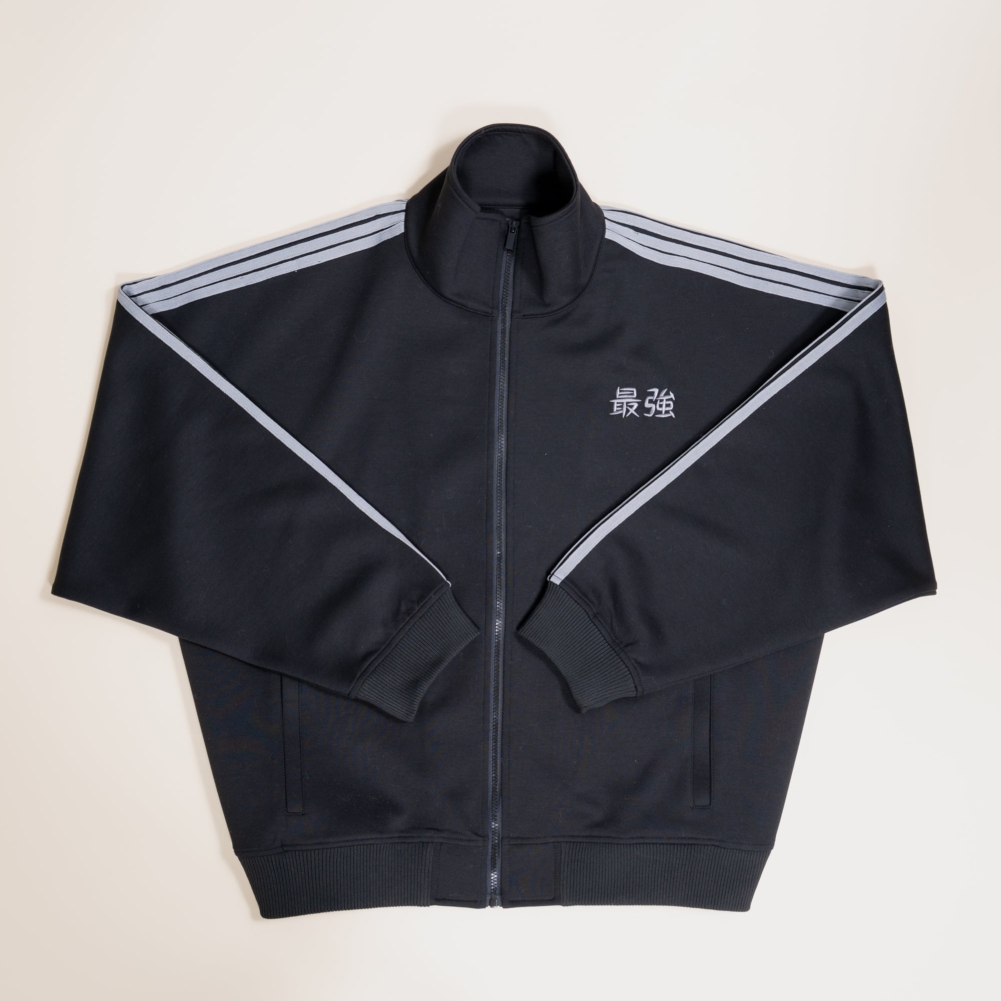 魚拓の巾着・大（黒×カーキ） | kimuchannel