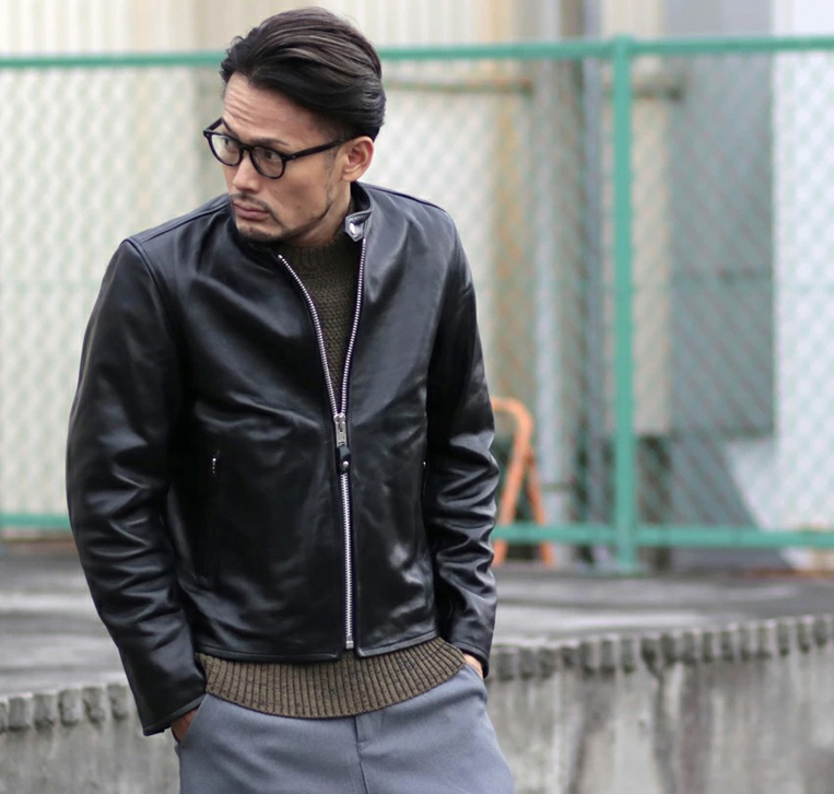 Schott/ショット】70s SINGLE RIDERS JACKETのサイズ感・着用レビュー
