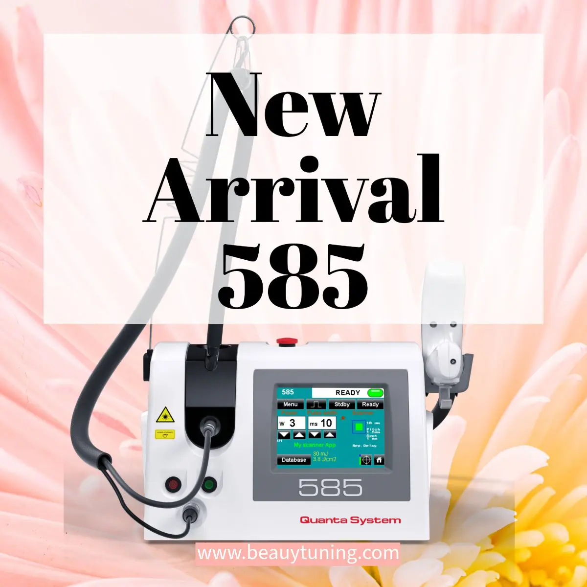 585レーザー（Quanta System 585）を導入しました | Beauty Tuning Clinic