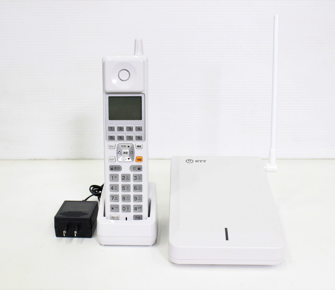 ZX-DECL-PSSET-(1)(W) NTT製 αZX DECTコードレス電話機-ビジフォン舗