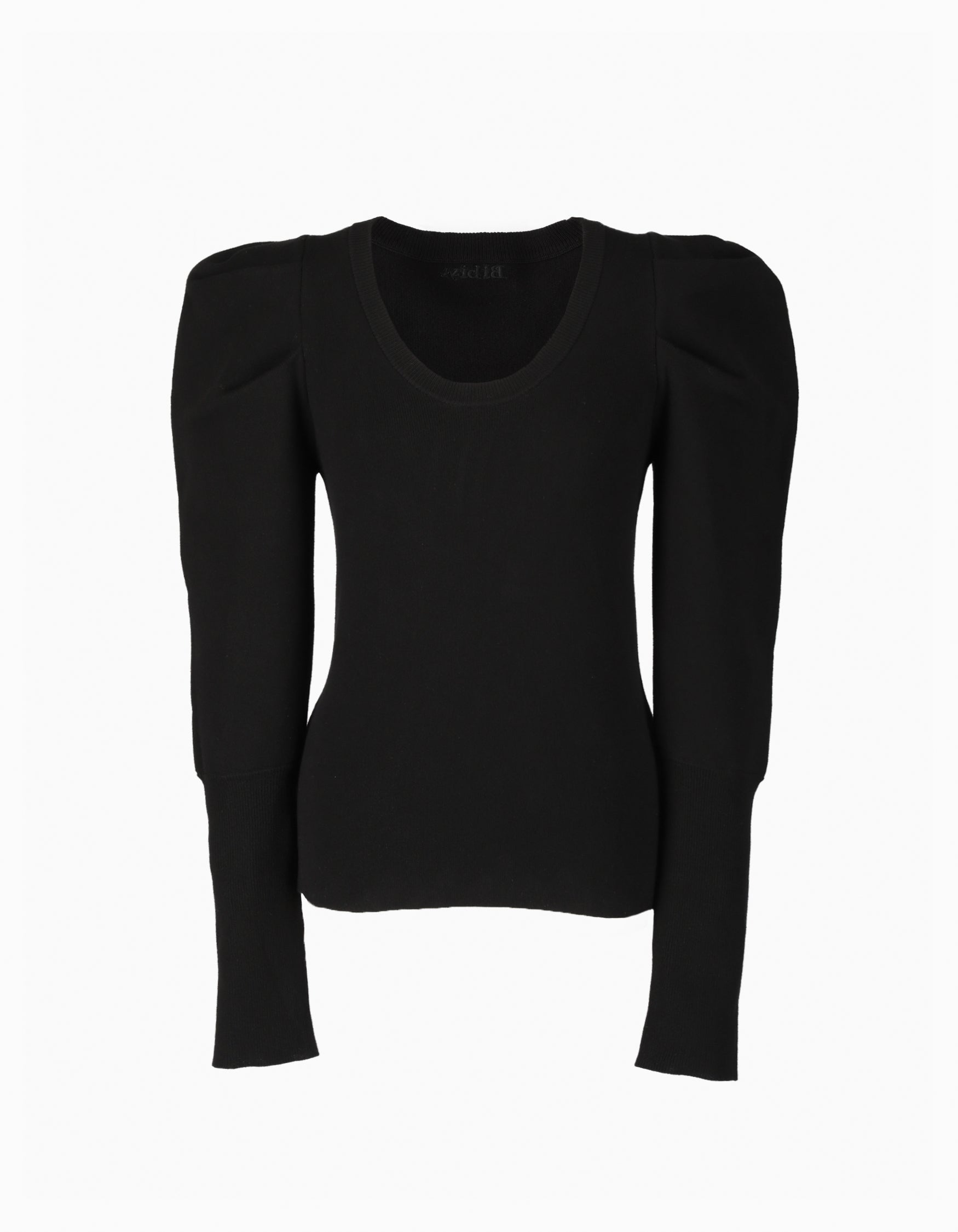 BIBIY. MADE | EFFIE PUFF KNIT BLACK｜Bibiy.