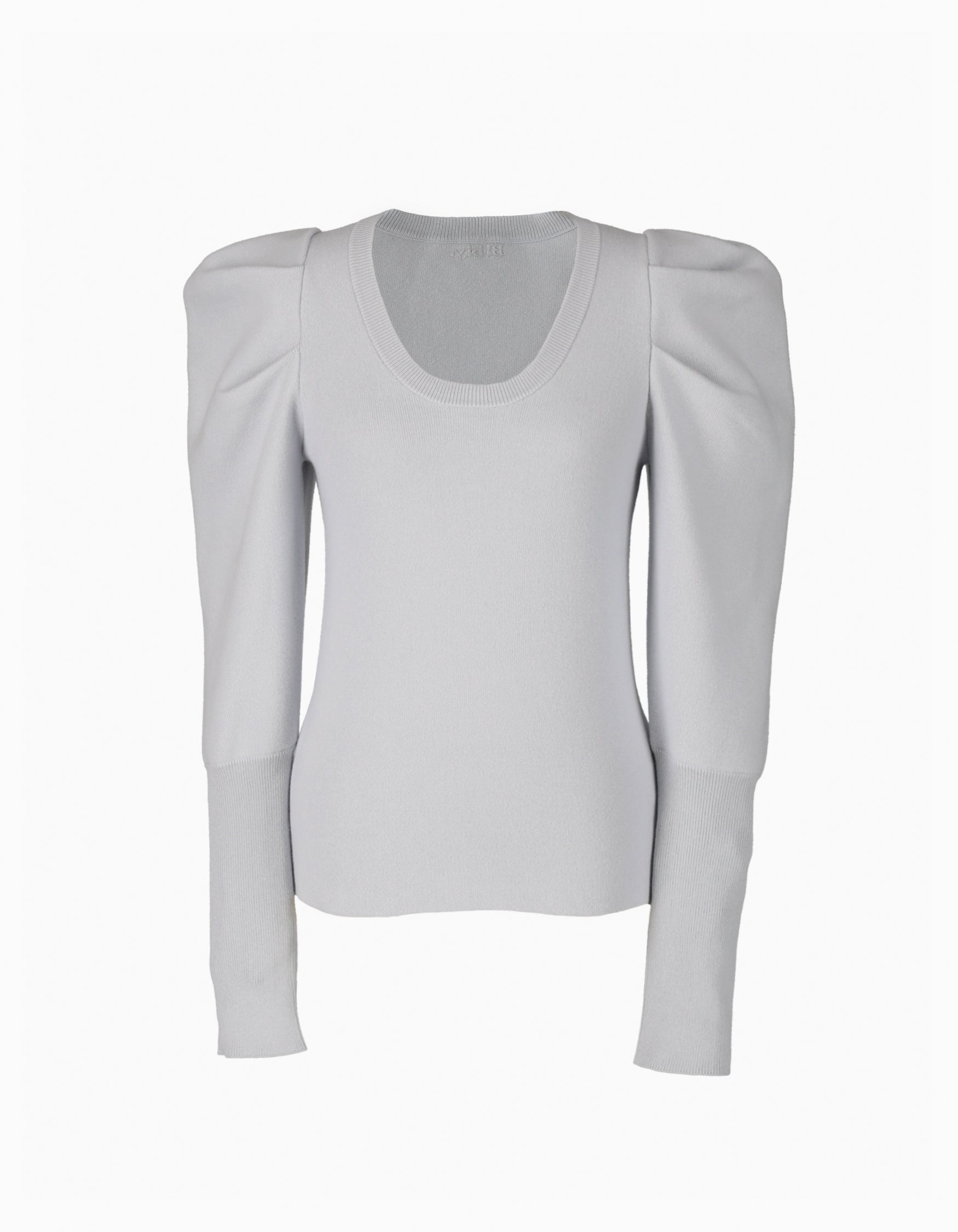 BIBIY. MADE | EFFIE PUFF KNIT GRAY｜Bibiy.