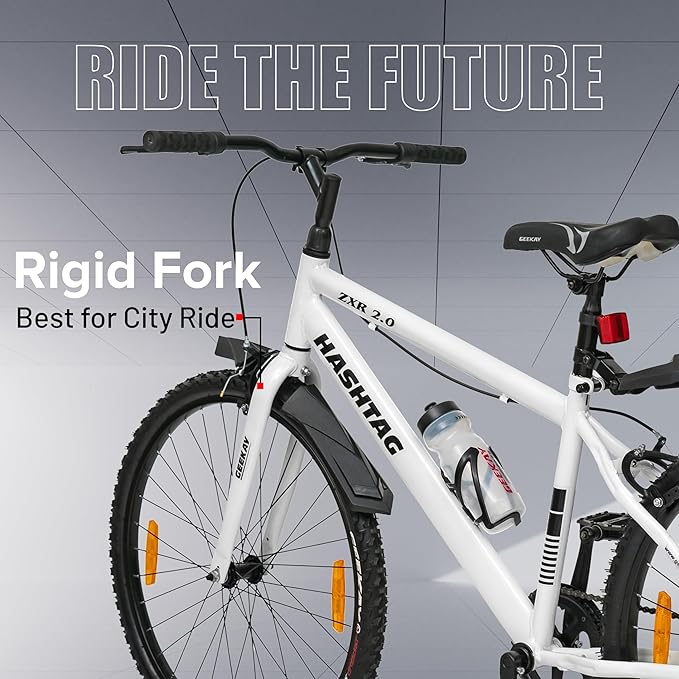 Geekay ZXR 2.0 26T Single Speed Hybrid Cycle for Men with 17 Inch