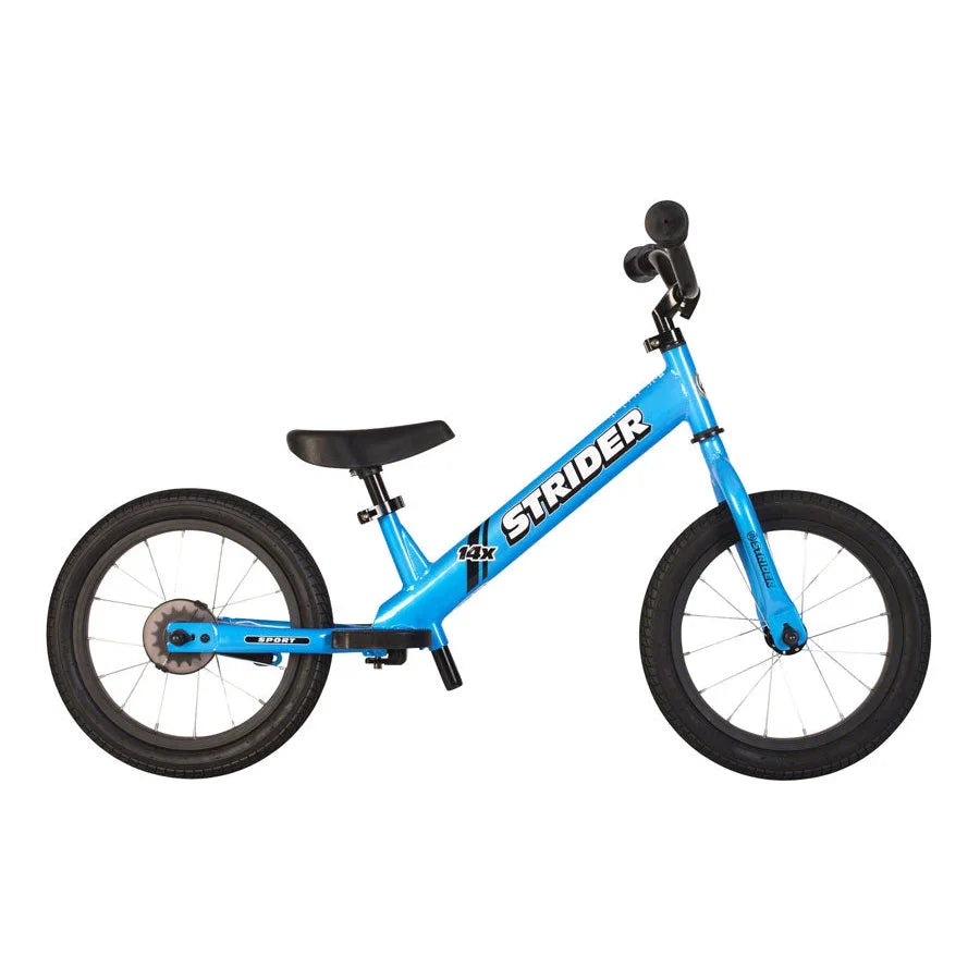 Strider 14x Sport Balance Bike - Blue – Bicycle Warehouse