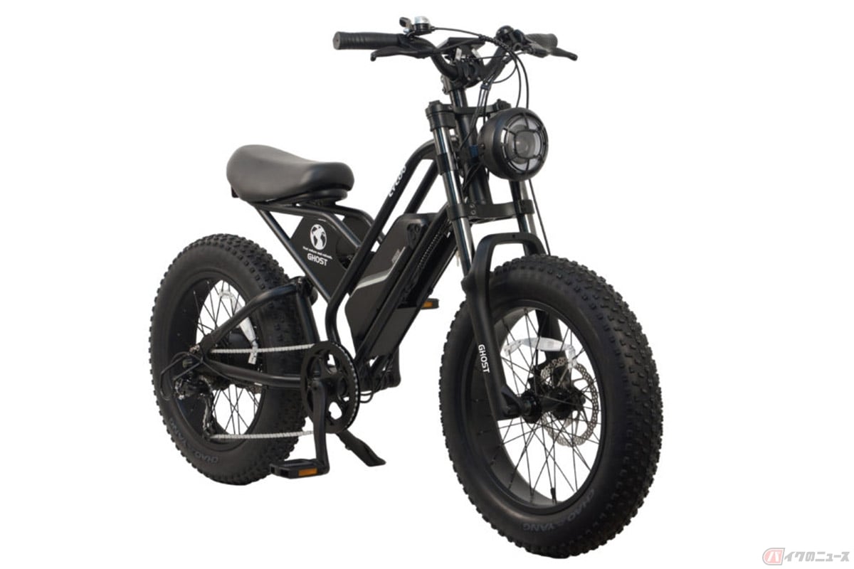 CYCOO「GHOST」 国家公安委員会認定の電動ファットモデル登場 | バイク