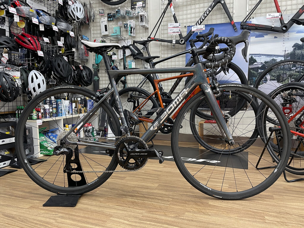 BOMA Sai2 リムブレーキ仕様をR8100系 ULTEGRA Di2で組みました