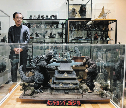 ゴジラにモスラ、犬山でオール怪獣大進撃 市原さんがフィギュア館