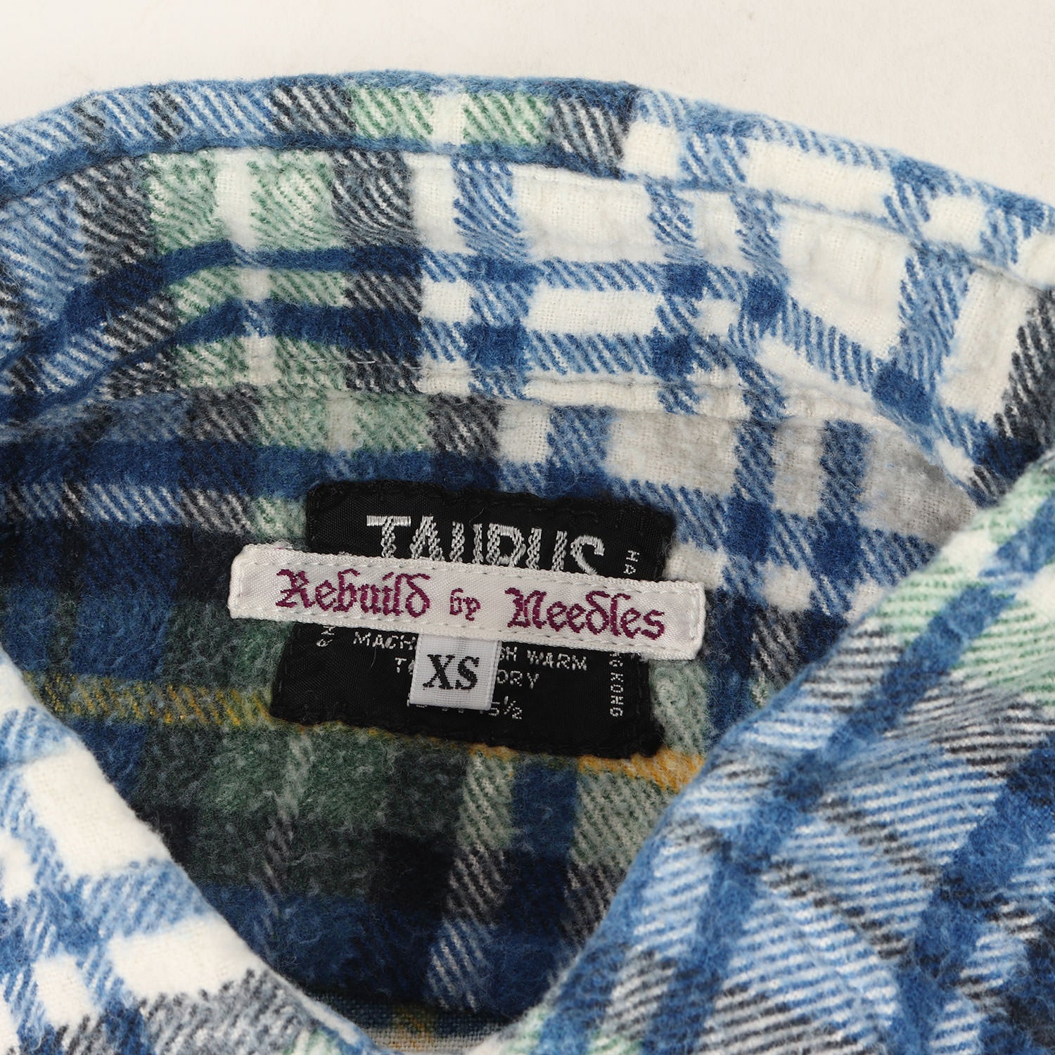 ヴィンテージ リメイク フランネル チェック シャツ / 長袖 解体 再