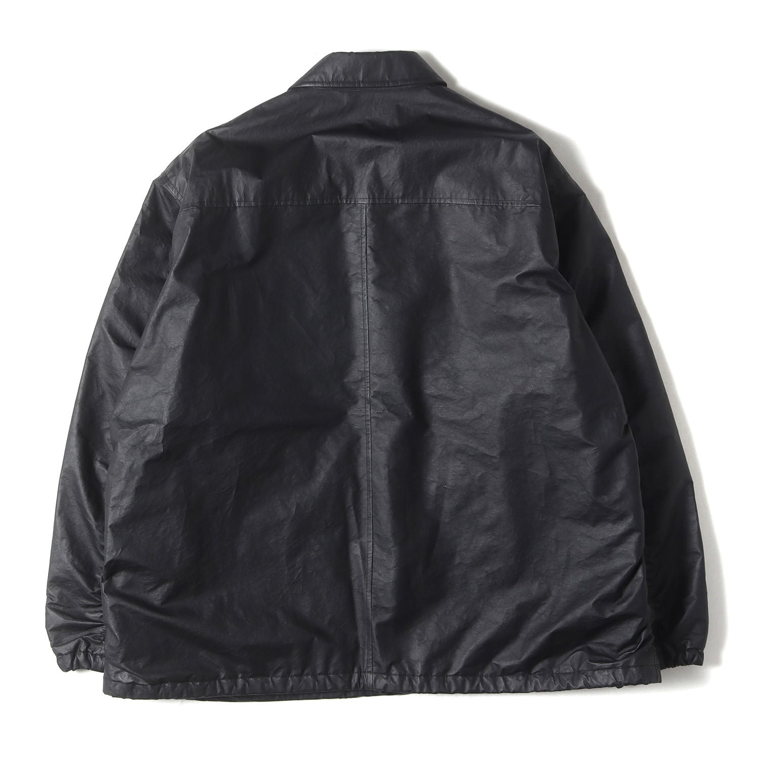 25SS ペーパーレザー コーチジャケット (B01-01016) - ブランド古着の