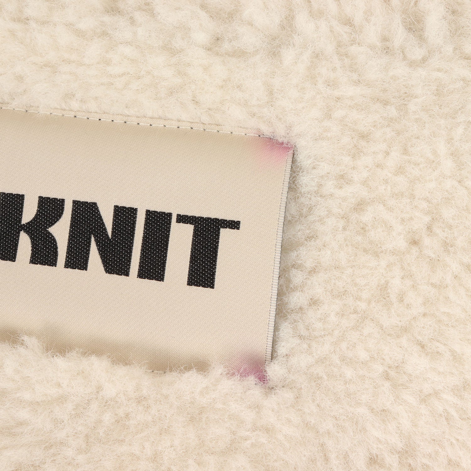 NKNIT (ンニット) 23AW リバーシブル フーデッド ヴィーガン ムートン